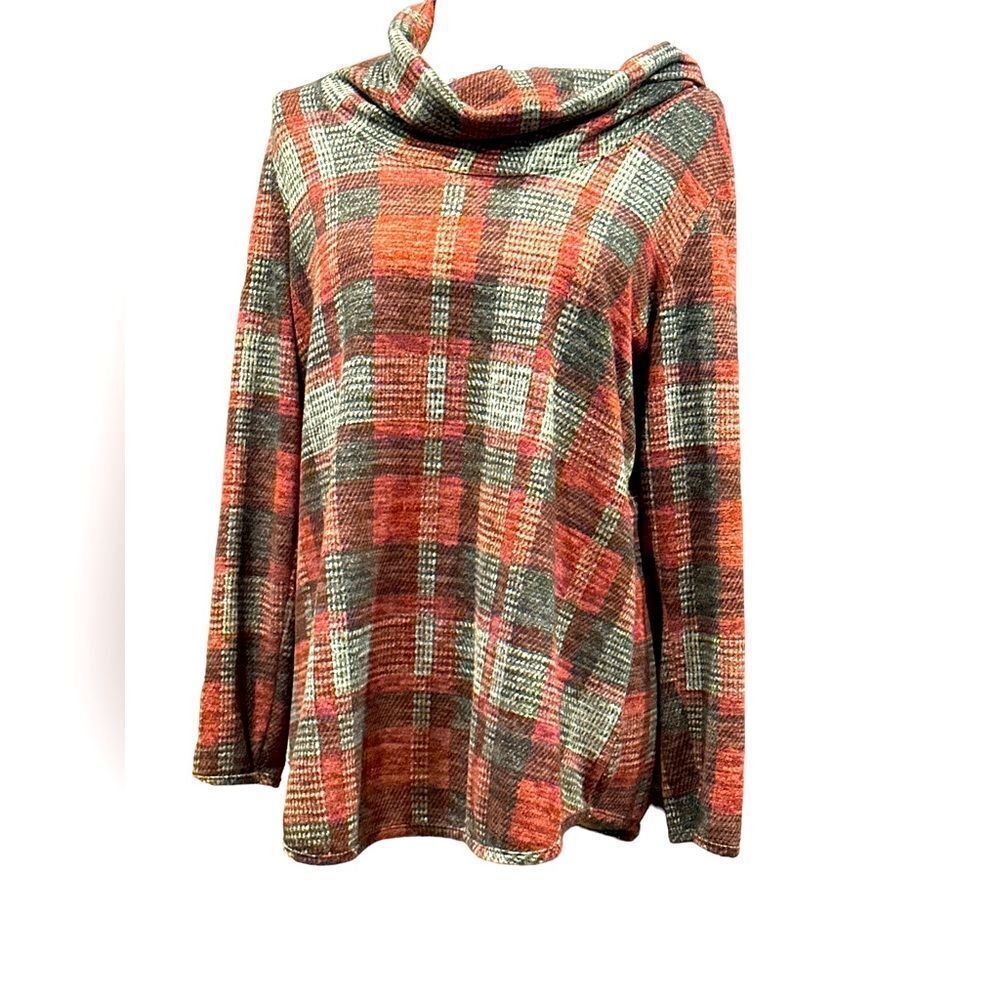 EUC-PURE COLLECTION PLAID TOP